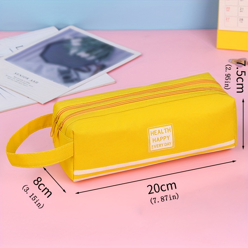 Pencil Case Creative Double layer Portable Pencil Case - Temu