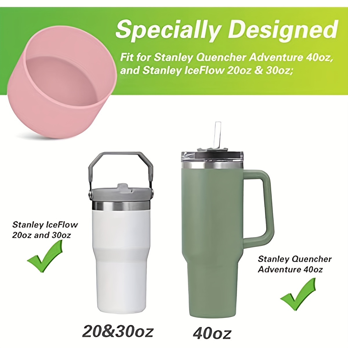 Silicone Tumbler Bottom Sleeve Covers - Keep Your Bottle Portable &  Protected! - Temu