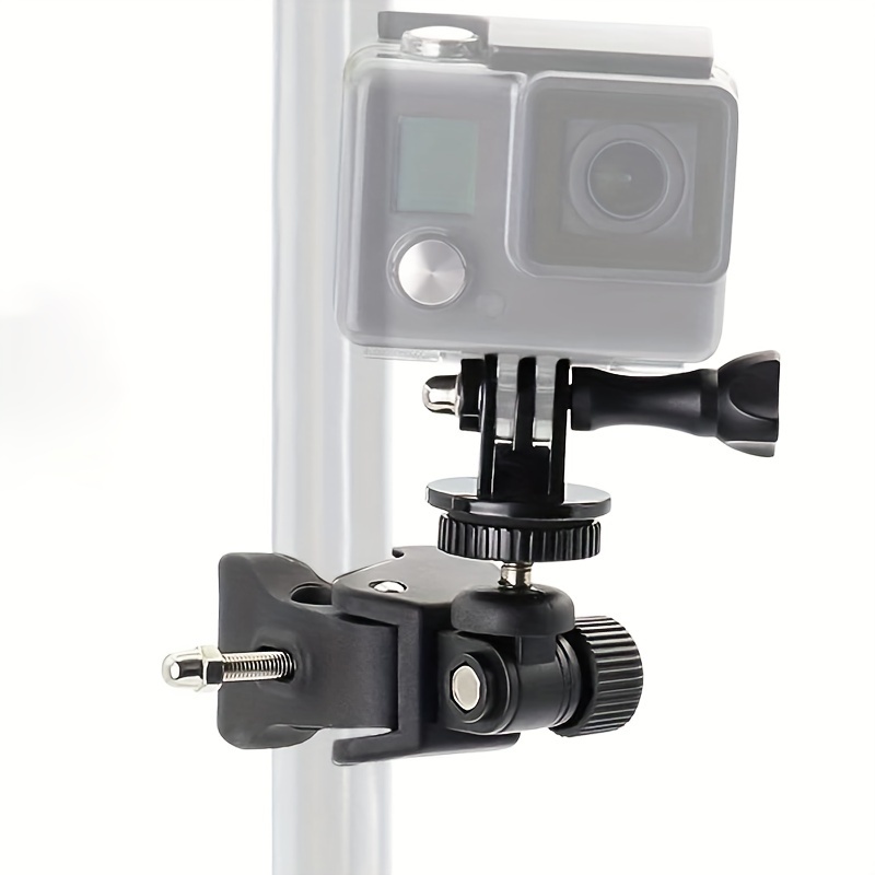 Support de Vélo pour Caméra, 360 Degrés Rotatif Fixation Métal Montage  Solide Support, Compatible avecSupport Gopro Moto