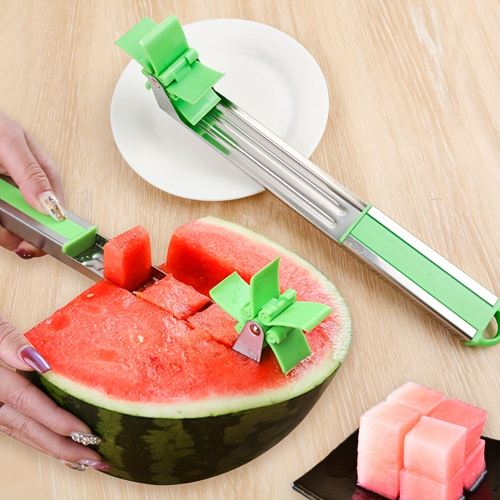 1pc 304 Stainless Steel Watermelon Slicer, Multifunctional And