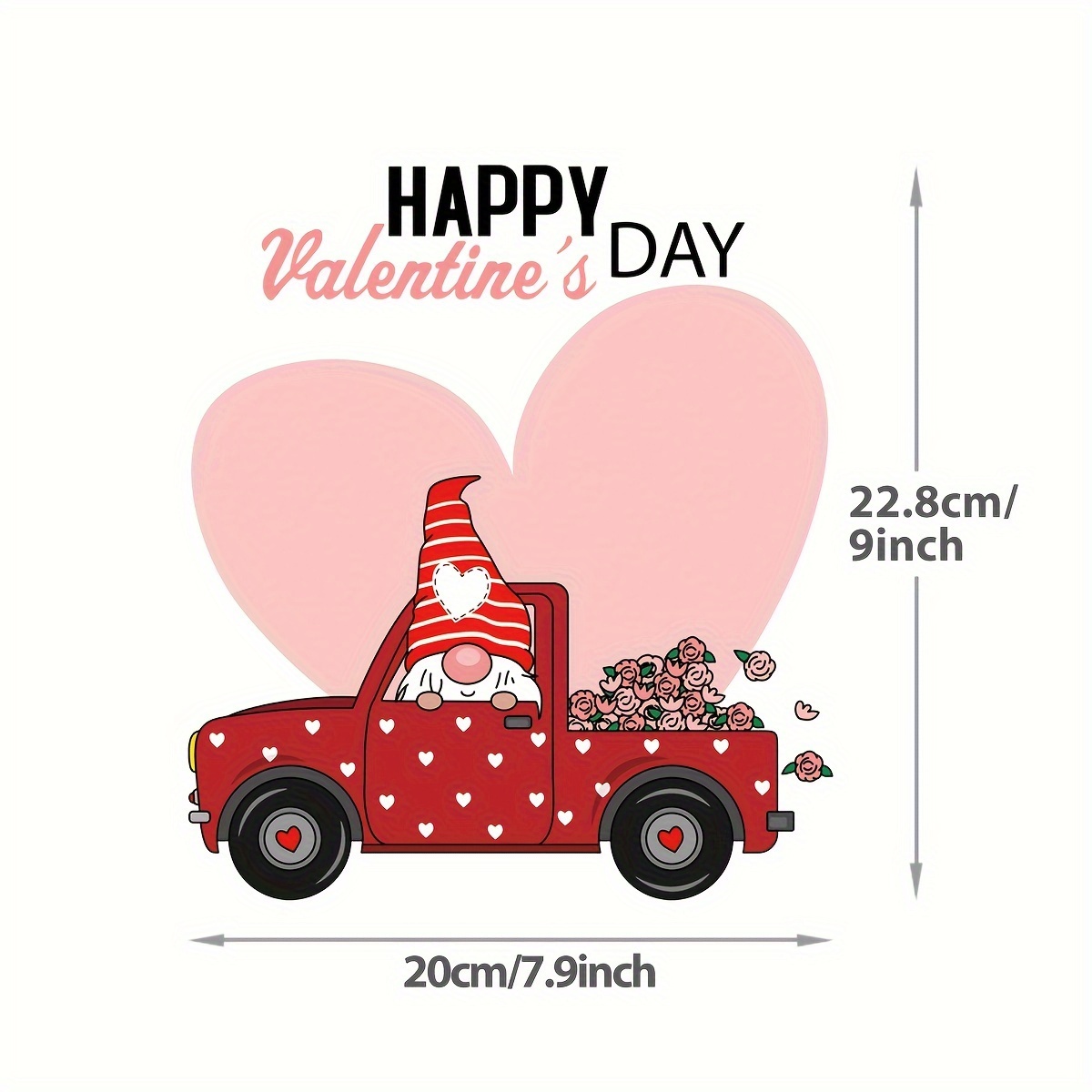 Love Valentines Day Stickers for Clothes Iron On Heat Transfer