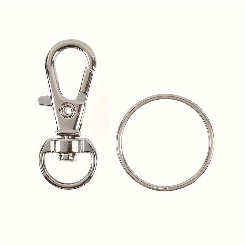 Swivel Clasps, Alloy Metal Lanyard Snap Hooks, Clip Hook For Keychain Bag  Key Rings Jewelry Making - Temu United Kingdom