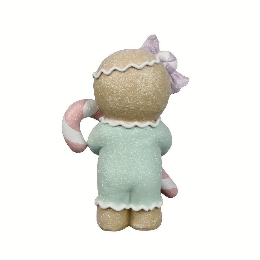 Resin Gingerbread Boy Girl Christmas Decor