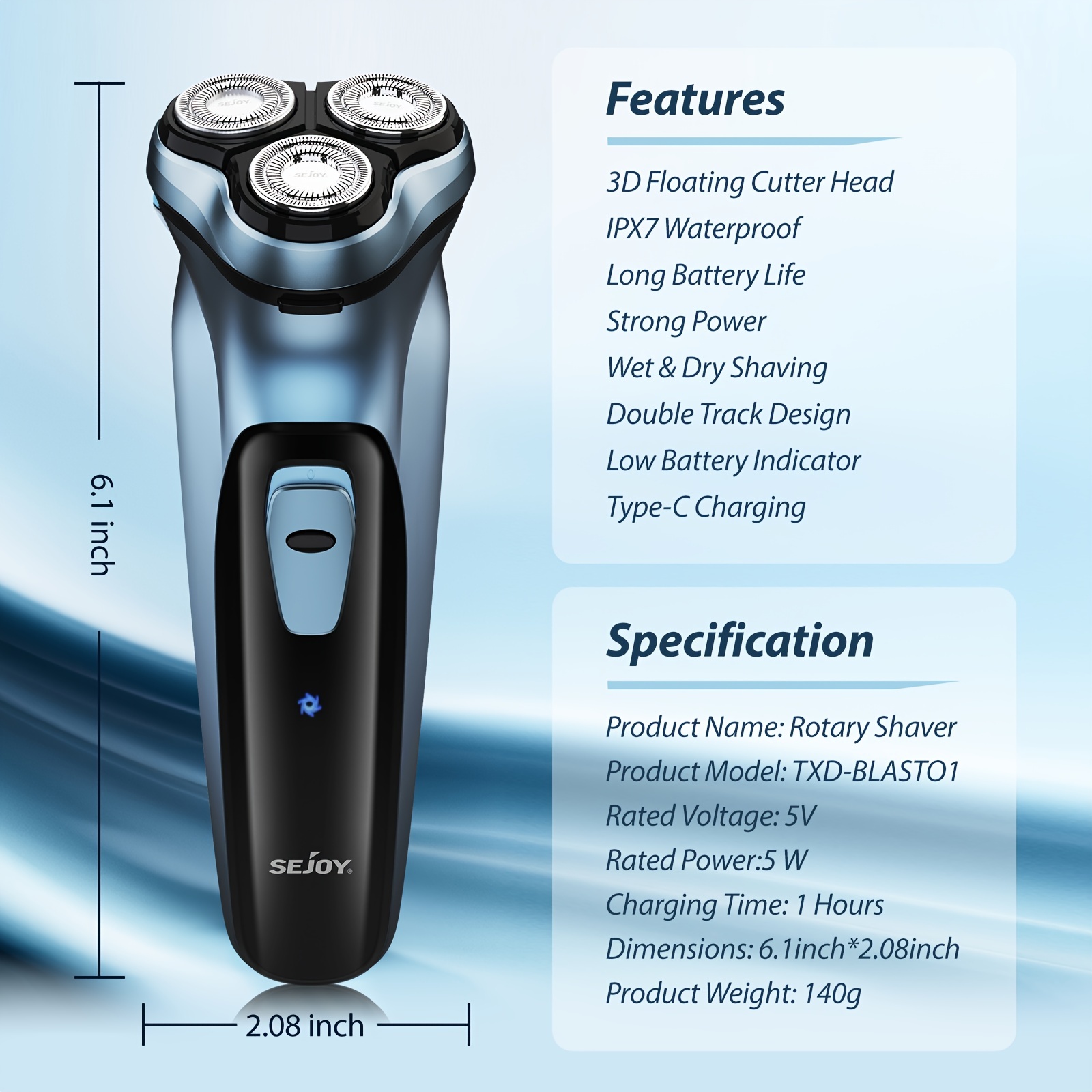 rechargeable razor price