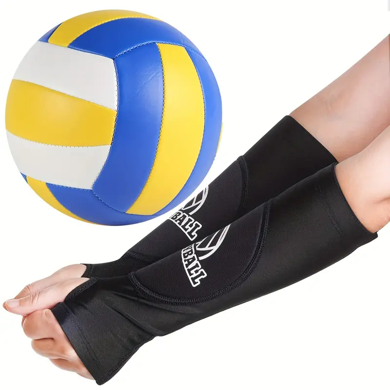 Volleyball Arm Sleeves Knee Pads Solid Color Arm Sleeves - Temu