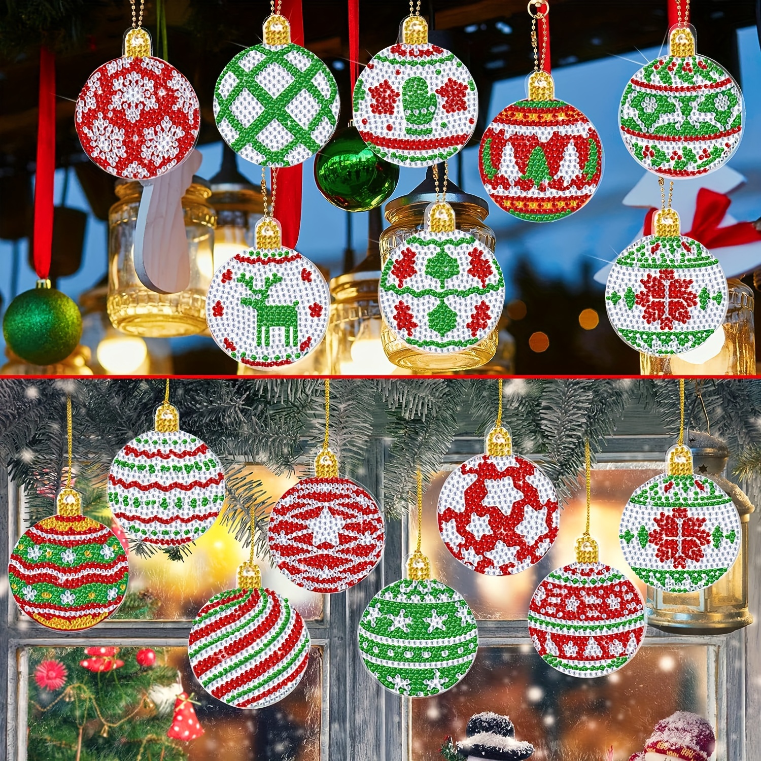 Diamond Painting Christmas Pendants - Shop now - JobaStores