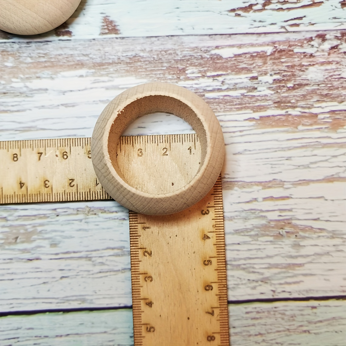 8Pcs Wood Napkin Rings Handmade Wooden Napkin Ring Holder
