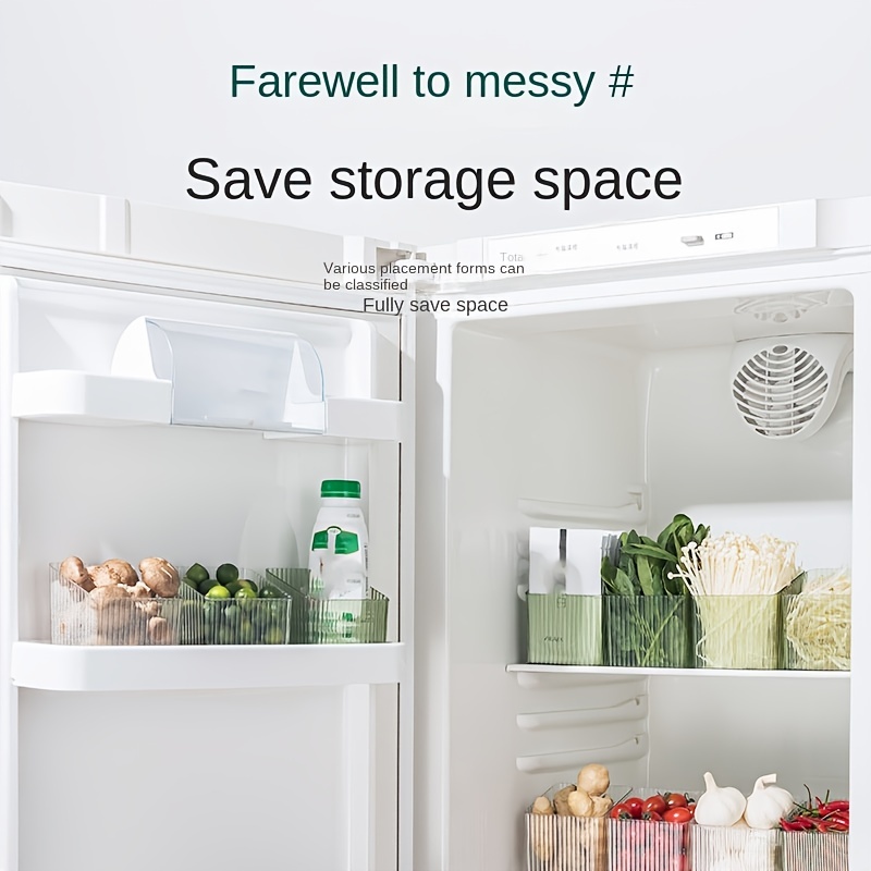 1pc Refrigerator Side Door Storage Box, Food Classification