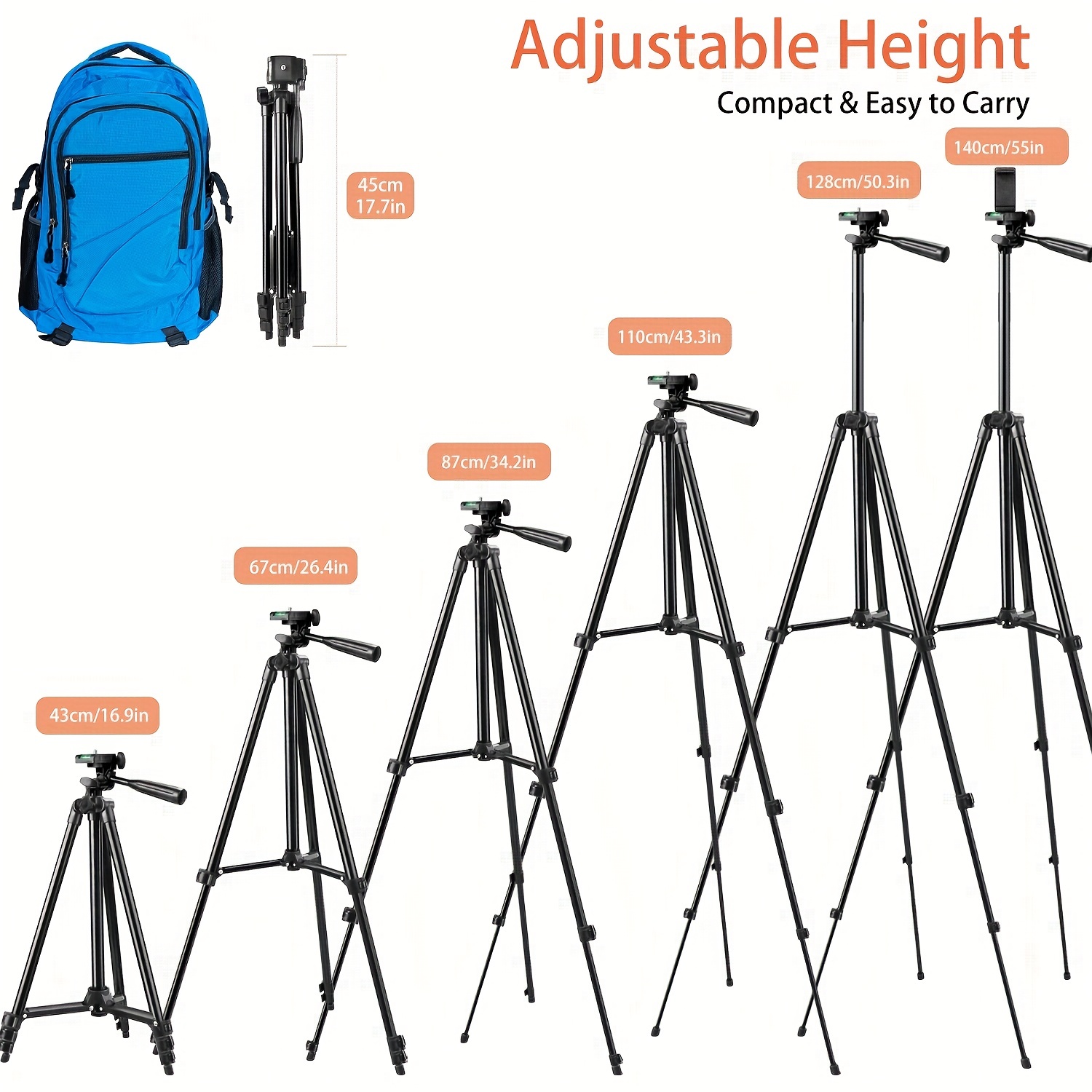 tall phone tripod
