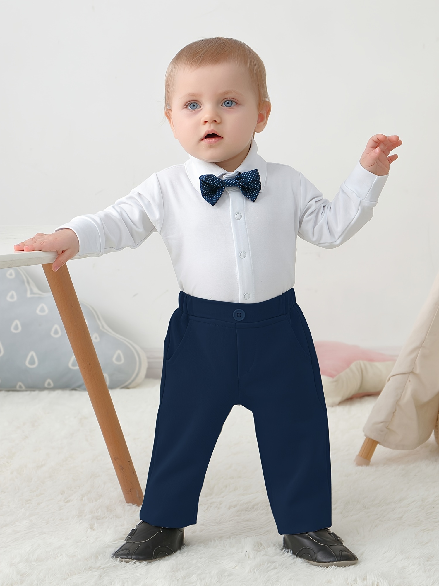 Baby Boy Clothes Toddler Boy Outfits Gentleman Dress Romper - Temu