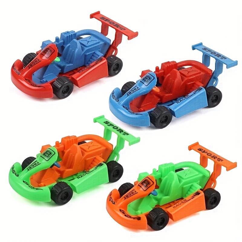 Brinquedo carrinho puxar para trás carros de corrida, mini