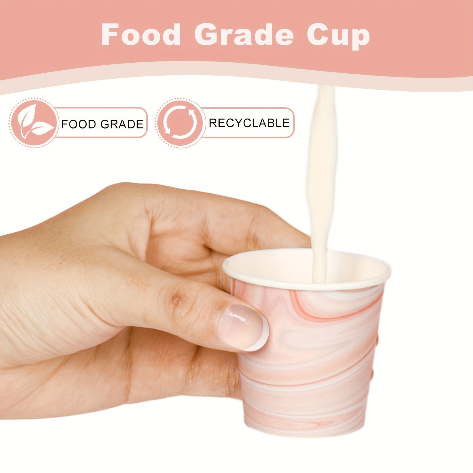 Special tasting cup 50ml disposable paper cup 100 small tasting mini