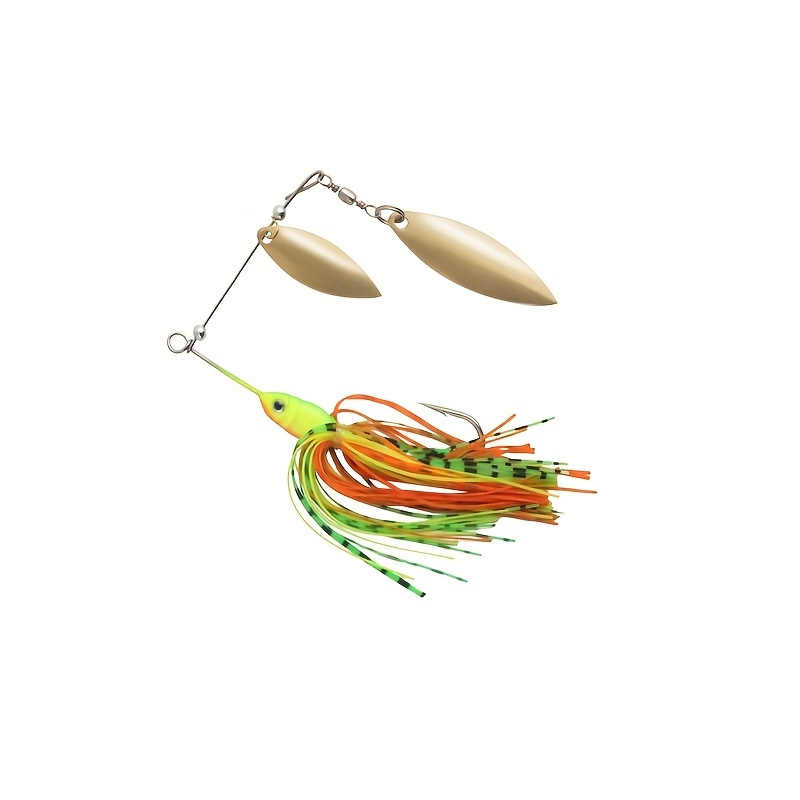 Double Willow Blade Spinnerbaits Fishing Lures Freshwater - Temu