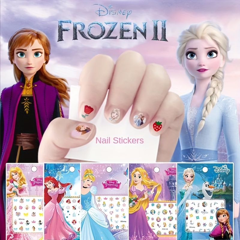 Cute Animation Nail Stickers Set Plastic Nail Decals Perfect - Temu