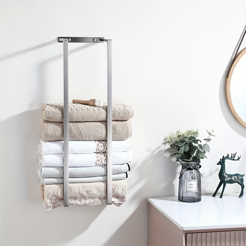 Towel Racks for Bathroom, Towel Holder for Bathroom Wall, 304 Stainless  Steel Towel Rack Wall Mounted for Storing Towels, Robes, Bathroom Towel  Rack