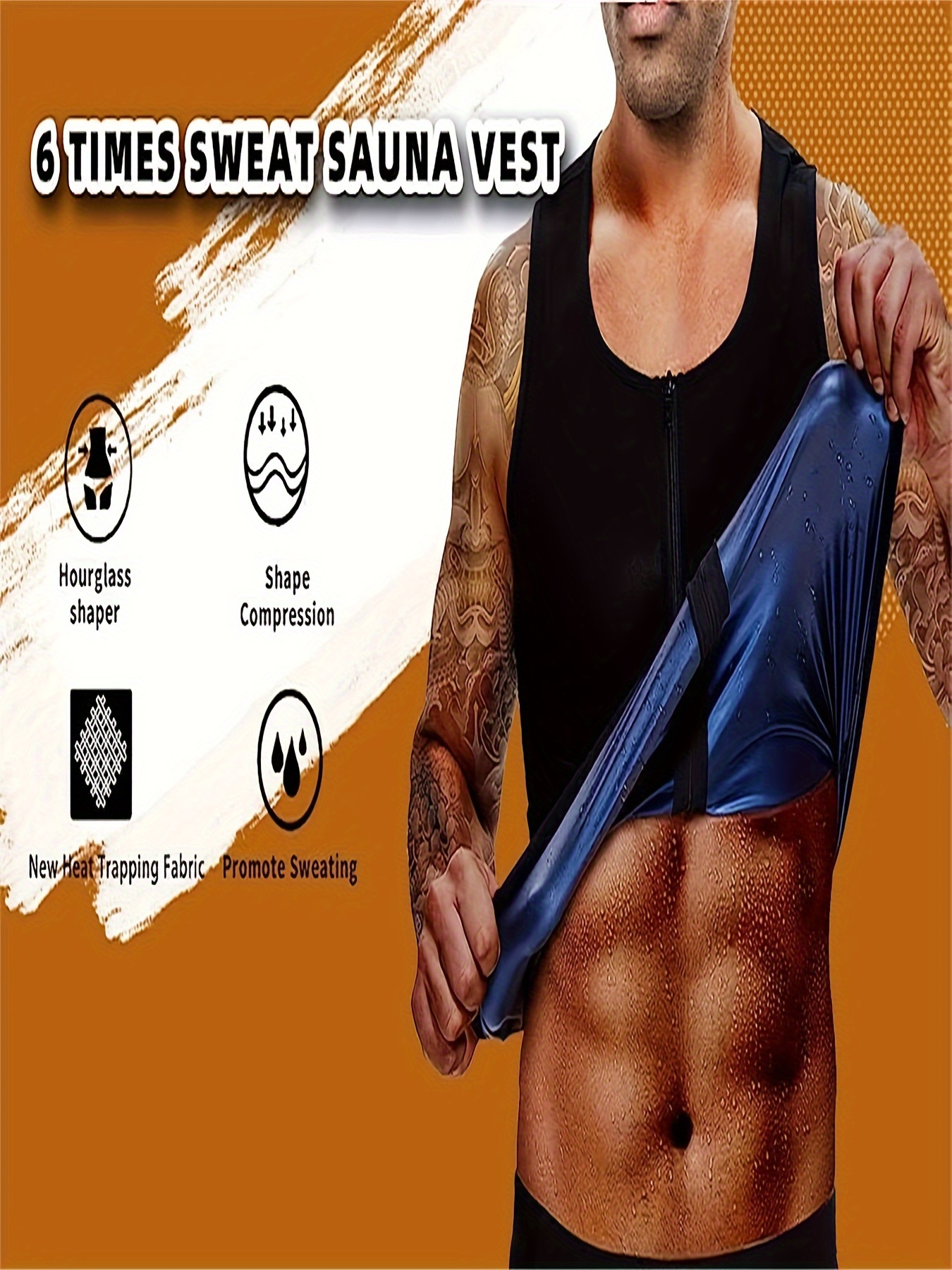 Slim & Lift Body Shaper VestMen's Slimming Vest Warm Instant