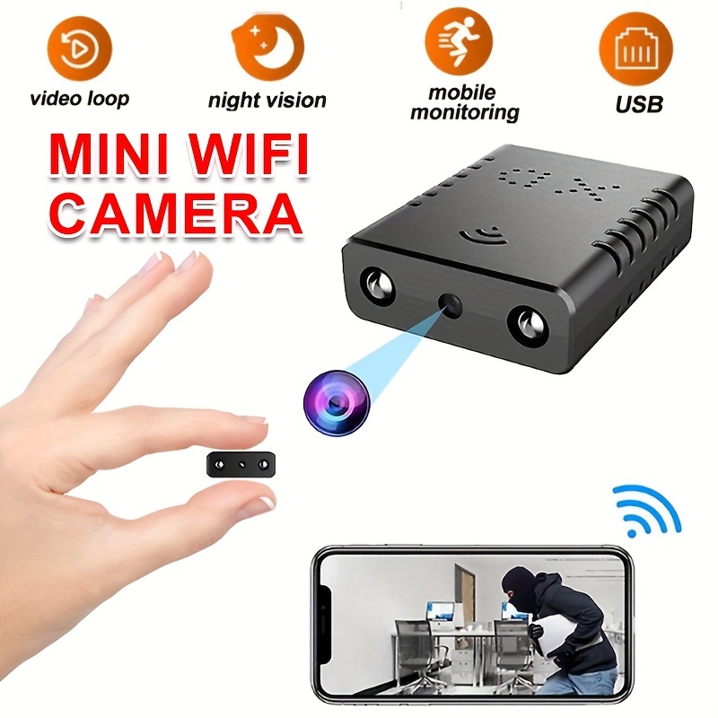 1080p Hd Micro Camera: Wireless Video Recorder With Night - Temu