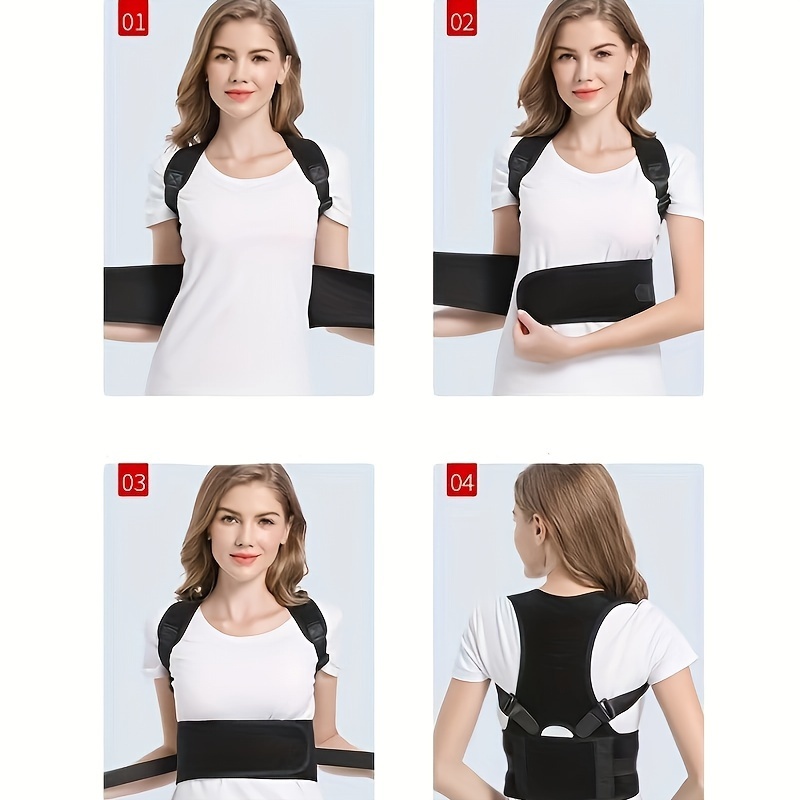 1pcs Posture Corrector Upper Back Brace Neck Shoulder Back Support