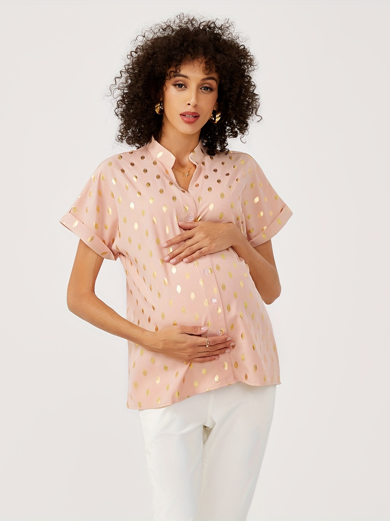 Maternity Short Sleeve Tops - Temu