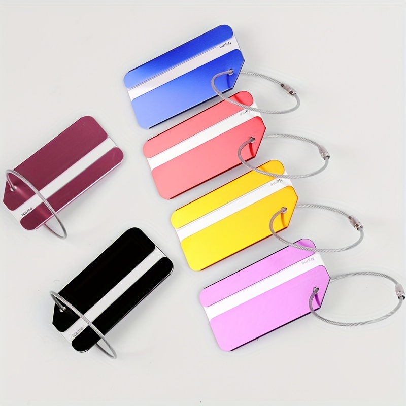 Aluminum Alloy Tags Accessories  Luggage Tag Travel Accessories