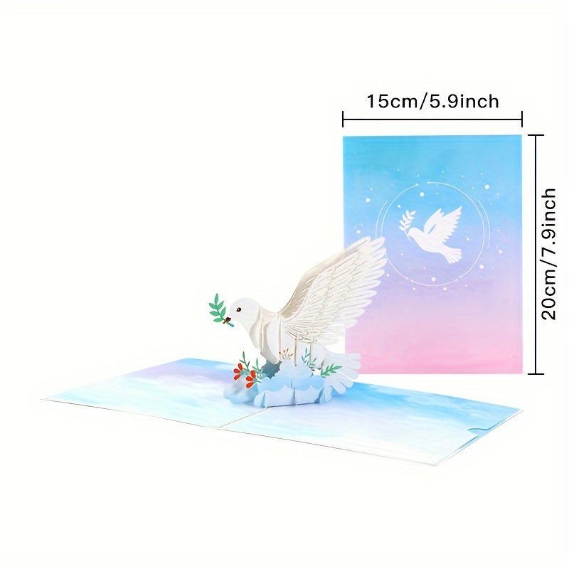 3d Pop-up Greeting Card - Handcrafted Paper Sculpture, Message Space For Birthdays & Special Occasions