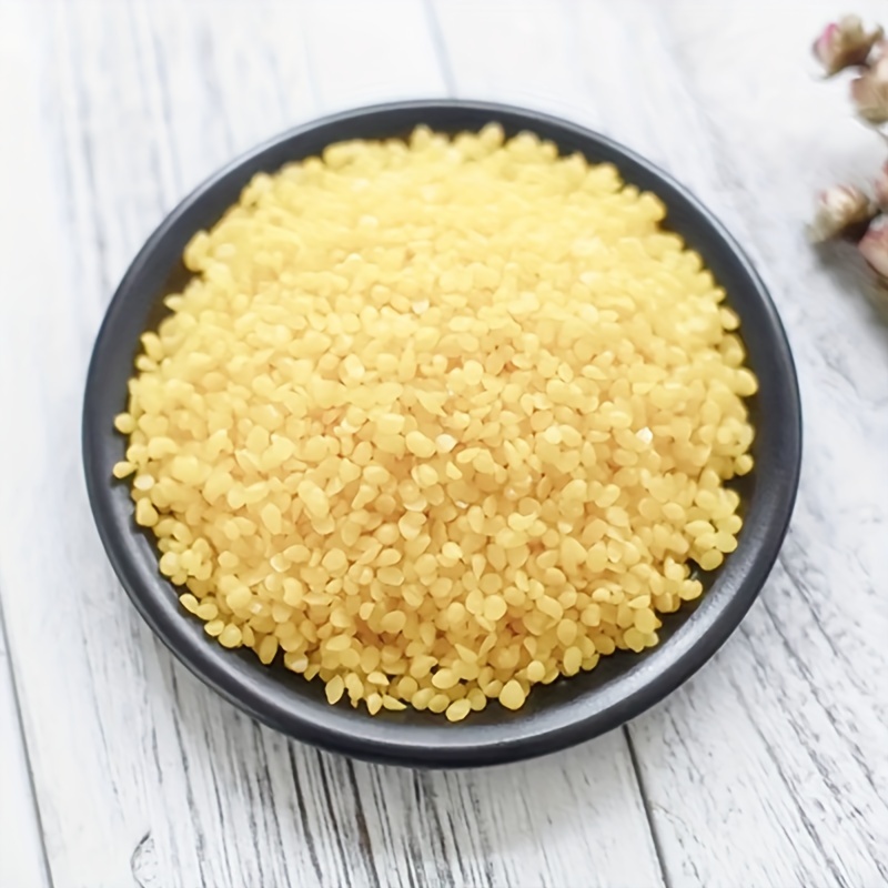 Yellow/white Beeswax Pellets And For Diy - Temu