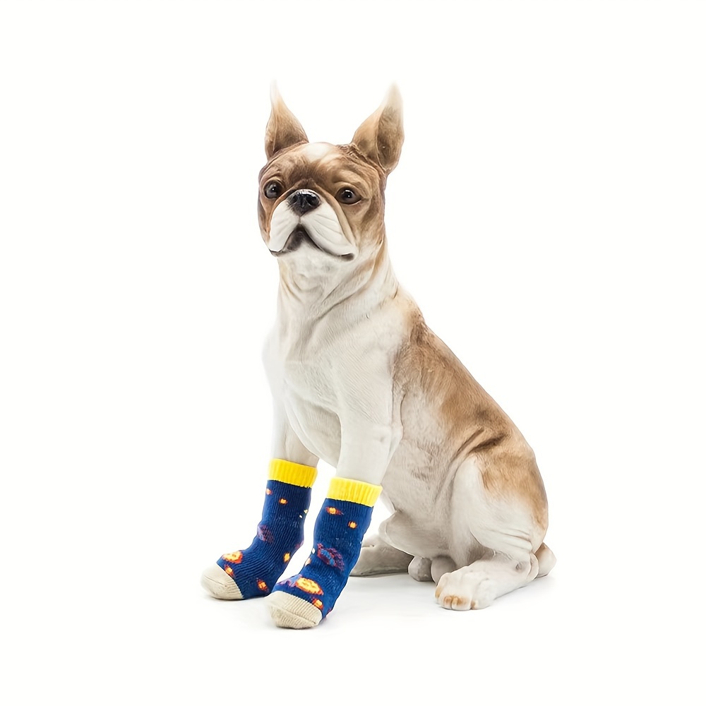 Pet Indoor Non slip Socks For Dogs Anti Slip Paw Protectors - Temu Canada