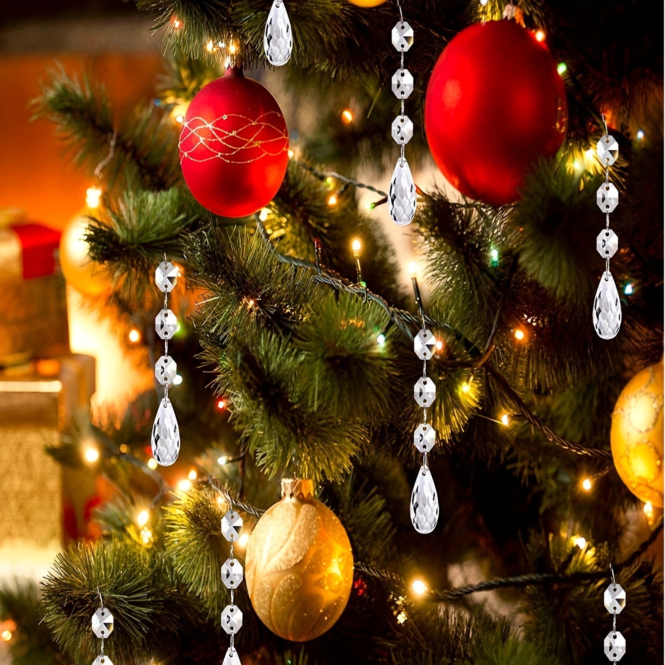 Christmas Decorations Household Christmas Tree Teardrop - Temu