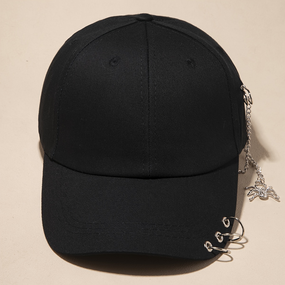 Gorra negra cruzada para hombre y mujer, patrón de moda detrás del  sombrero, gorras de Sol de hip hop Rock, gorra de béisbol de hueso  masculino - AliExpress