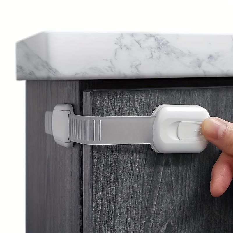 Refrigerator Lock Kids Safety Cabinet Locks With Keys Proof - Temu