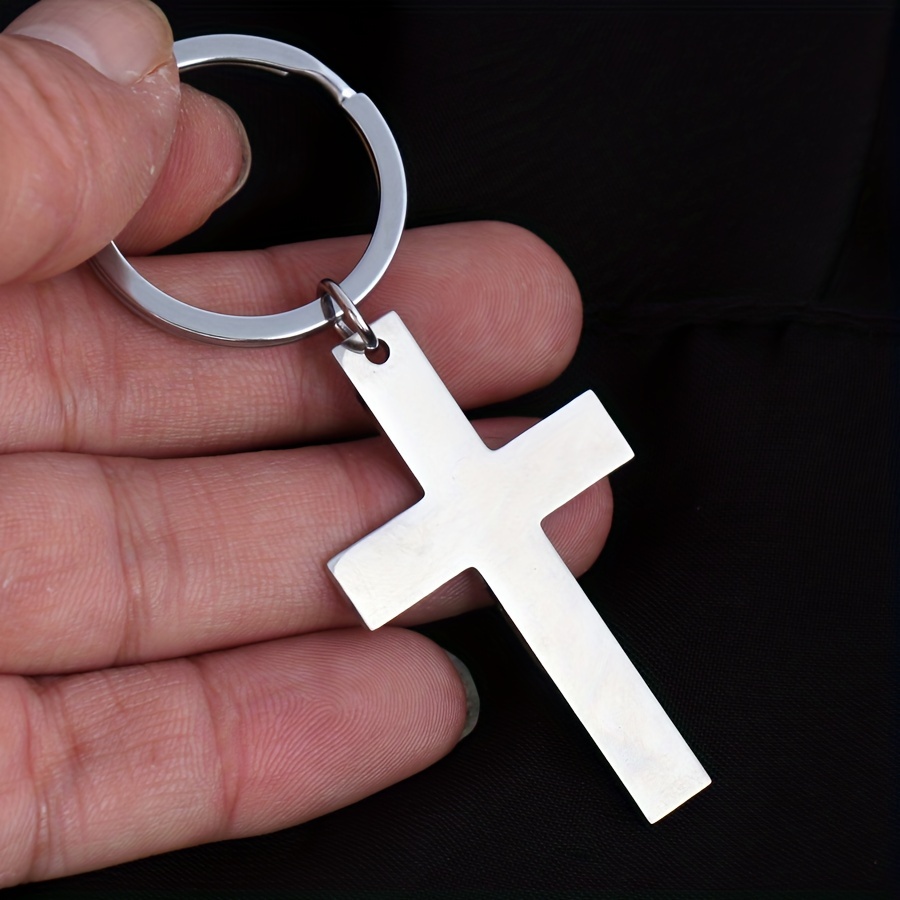 Faith Cross Keychain