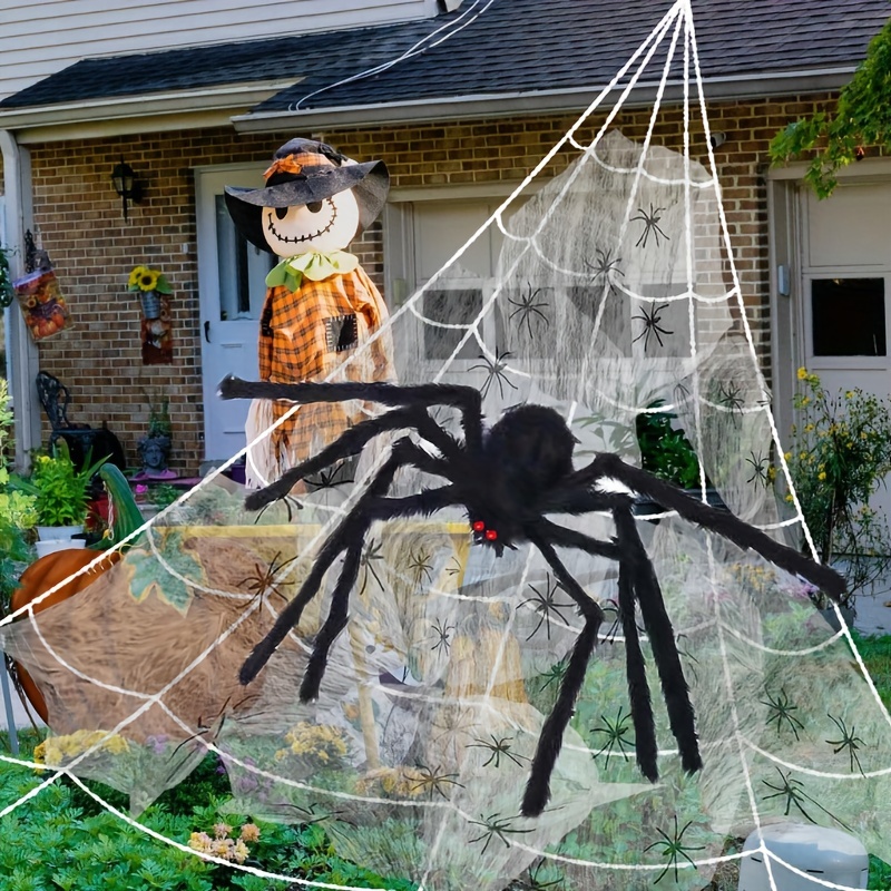 giant spider web art