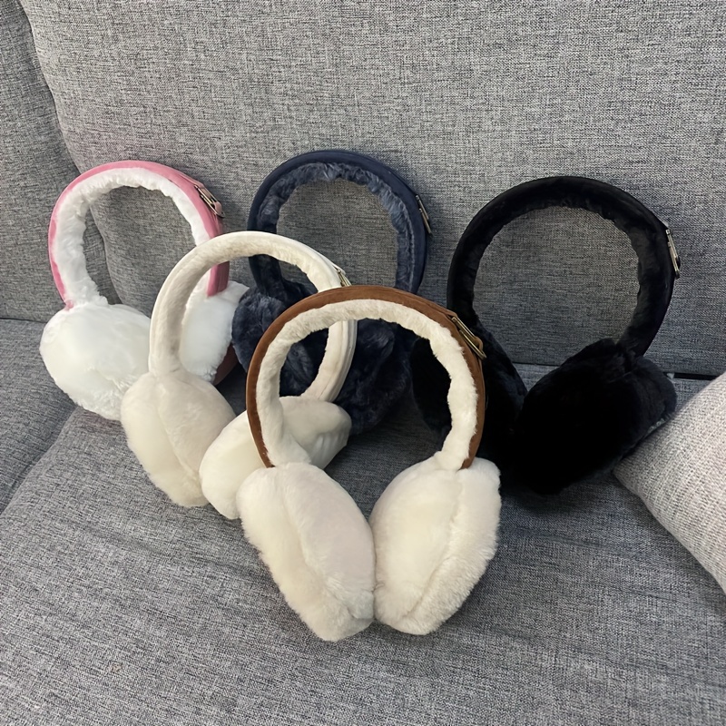 Unisex Winter Earmuffs Women Men Ear Warm Plush Comfortable - Temu