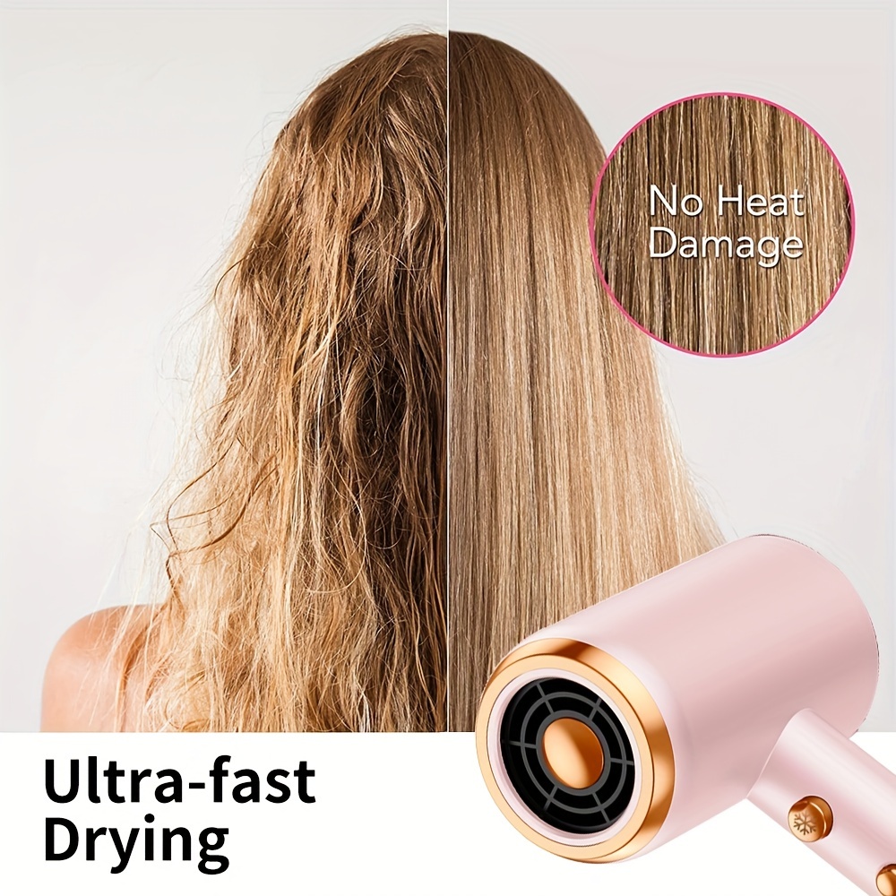 Blow drying outlet hair damage