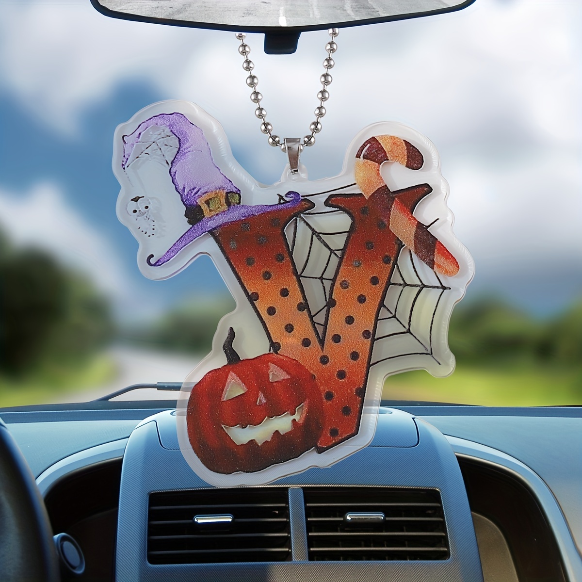 Bat Swinging Car Rear Mirror Accessories, Car Hanging Ornament, Halloween  Car Hanging Accessories for Rear View Mirror, Car Pendant
