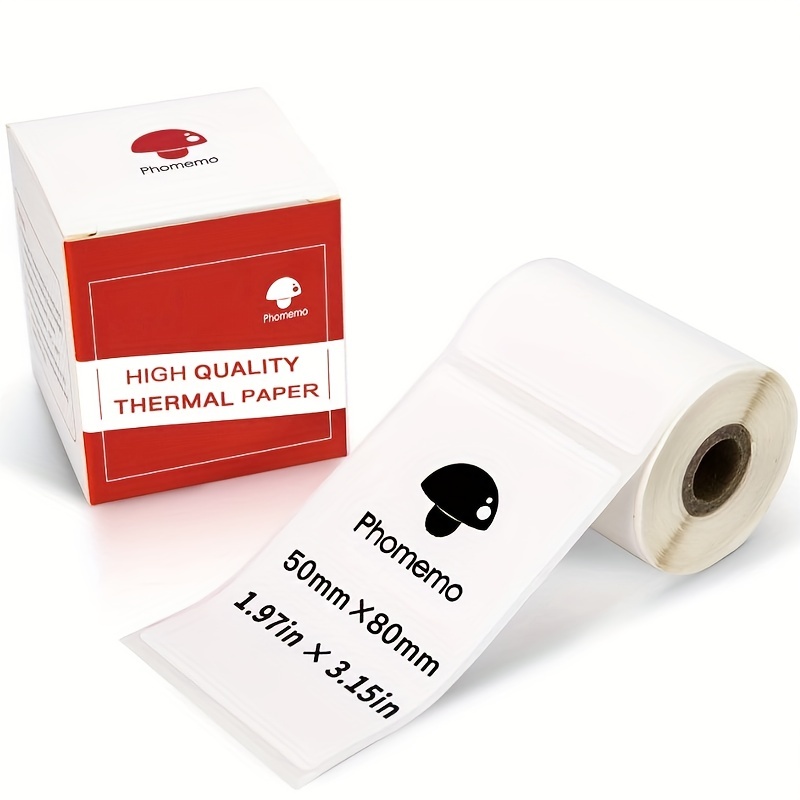 

100 Labels/roll, Phomemo M110 Label Thermal Label Paper Multifunctional Self-adhesive Label Address Label 1.97 X 3.15 Inches (50 X 80 Mm), Suitable For Phomemo M110 M200 M120 M220 Label Printer