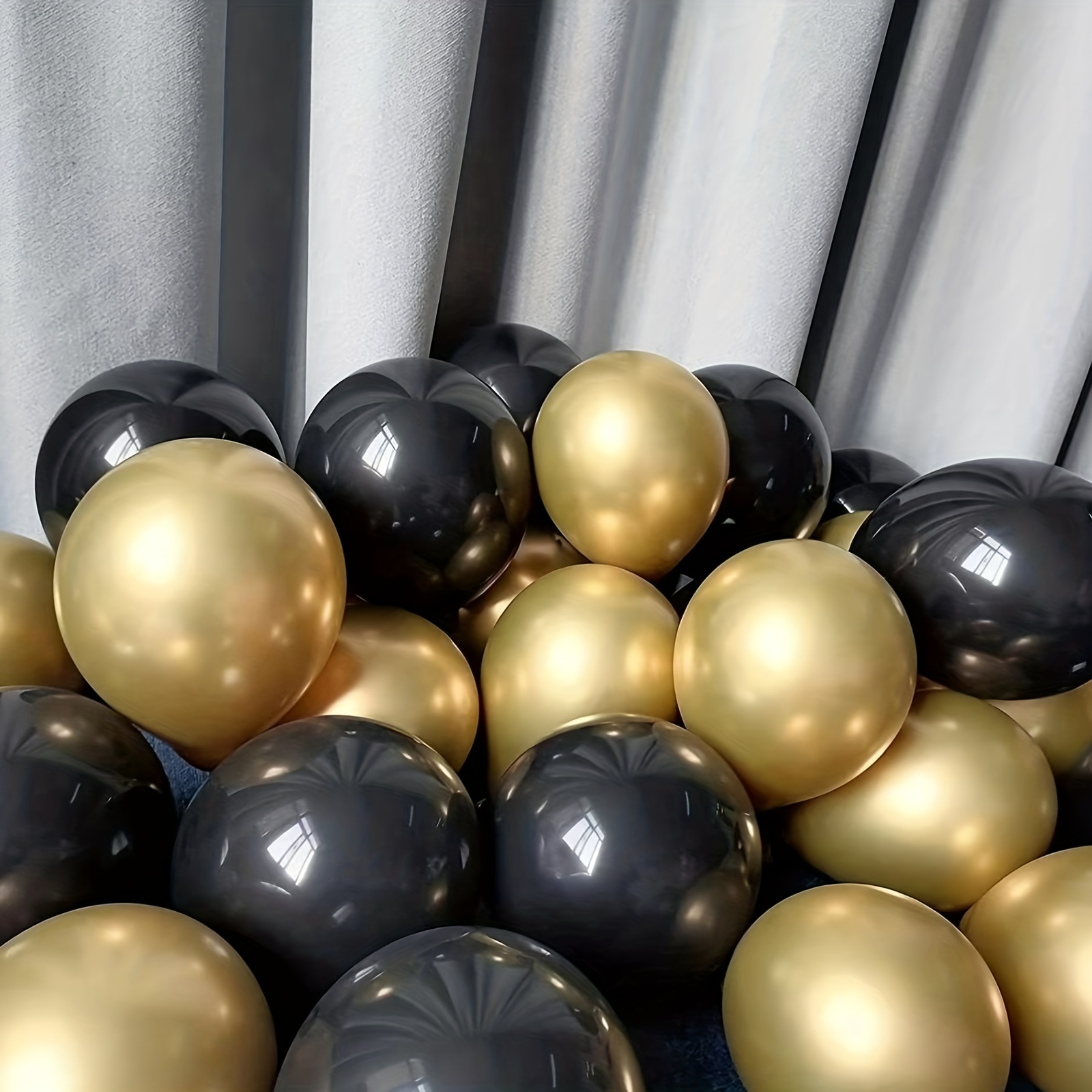 Ballon Doré Noir 104 Pièces/ensemble Ballons Pour Anniversaire Retraite  Birdal Douche Remise Des Diplômes Mariage Anniversaire Fête Décoration -  Temu Switzerland