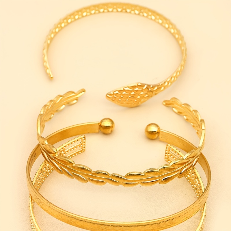 Bangle Bracelet Set Stackable Hand Jewelry Women Girls - Temu Canada