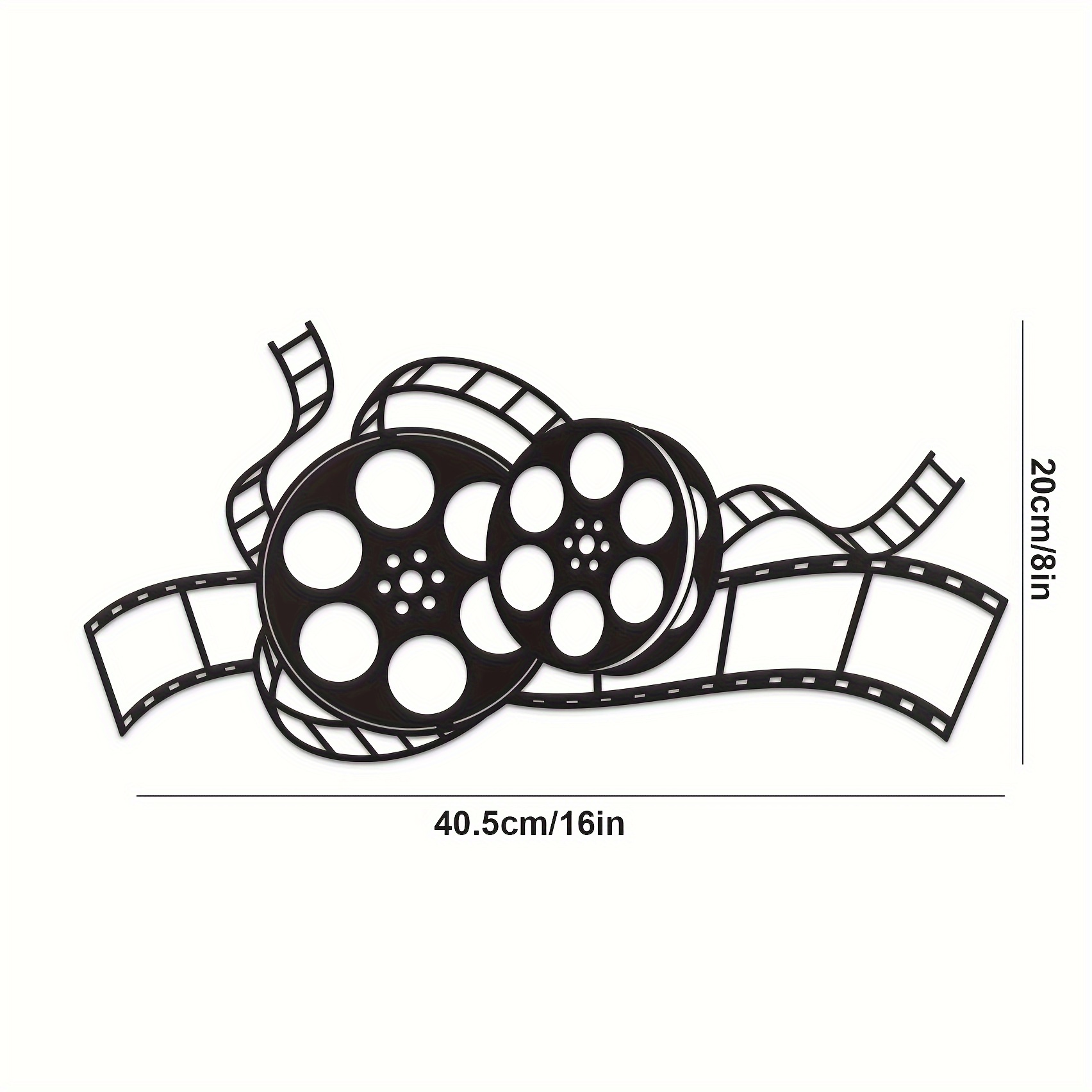 Movie Reel Metal Sign Perfect Camera Themed Decor Home - Temu