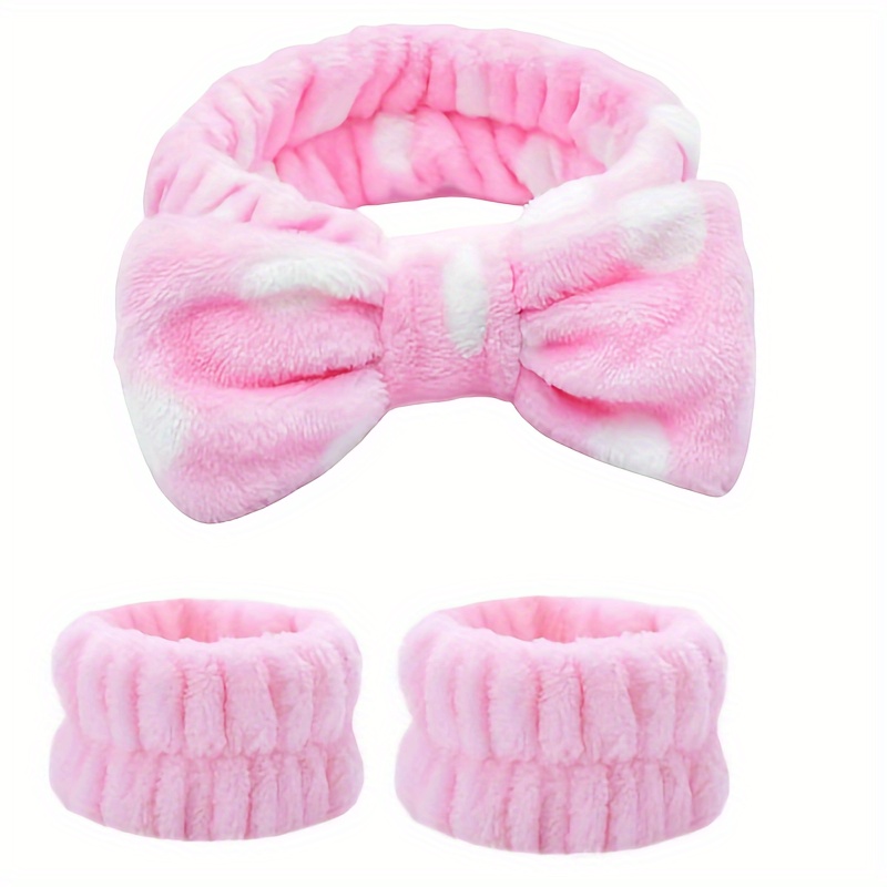 Diadema Spa Muñequeras Lavar Scrunchies Mujer Diadema - Temu