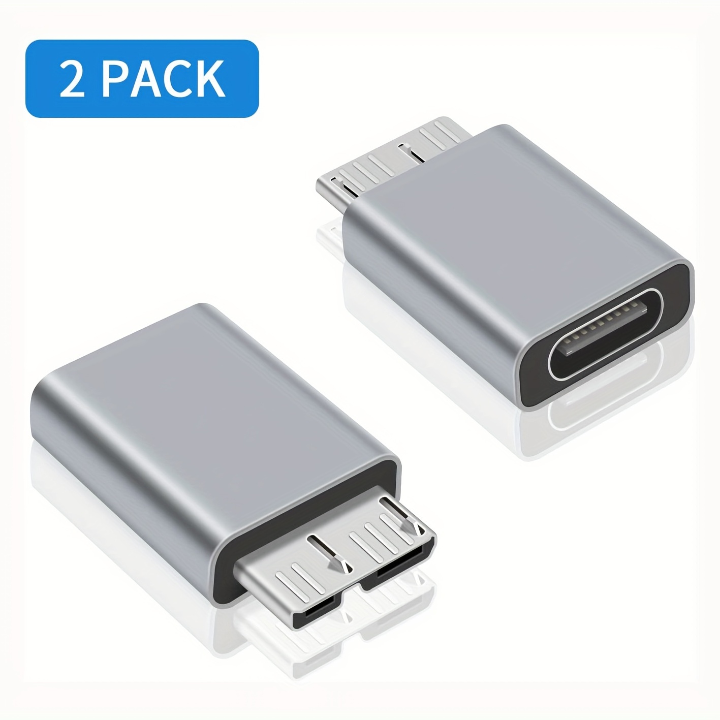  Adaptador micro USB a USB C, (paquete de 2) Micro USB