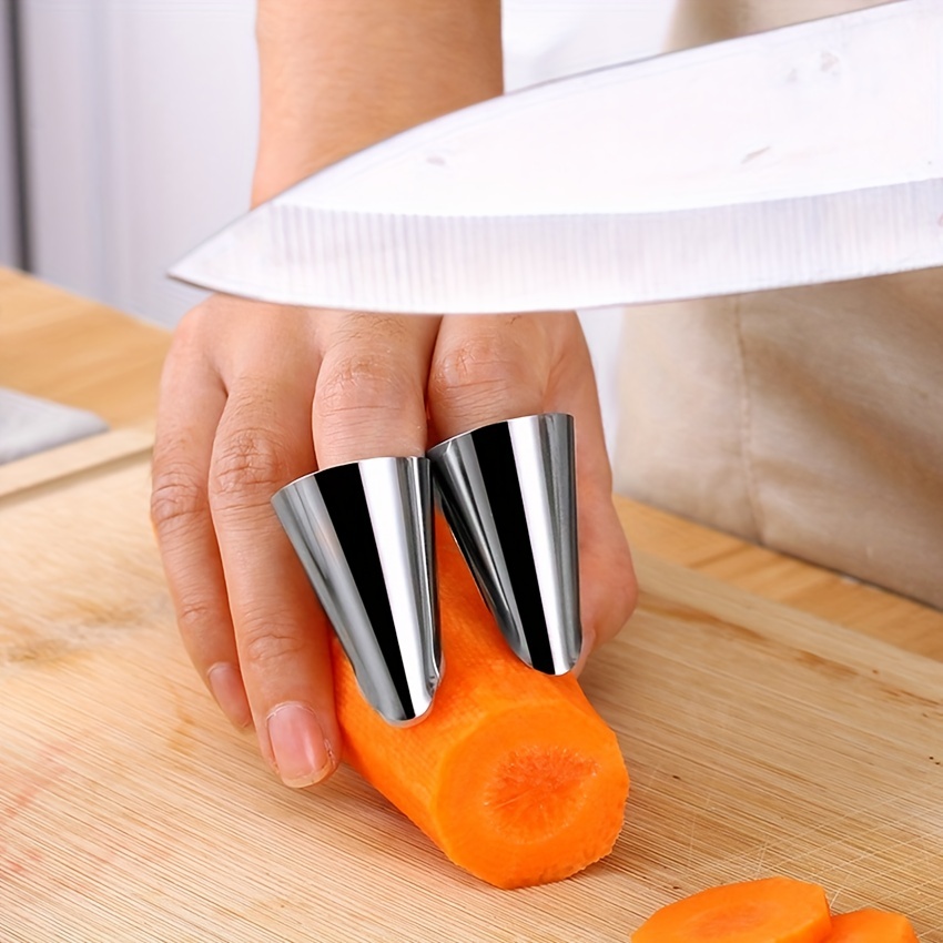 6pcs Stainless Steel Finger Guard Protector Set