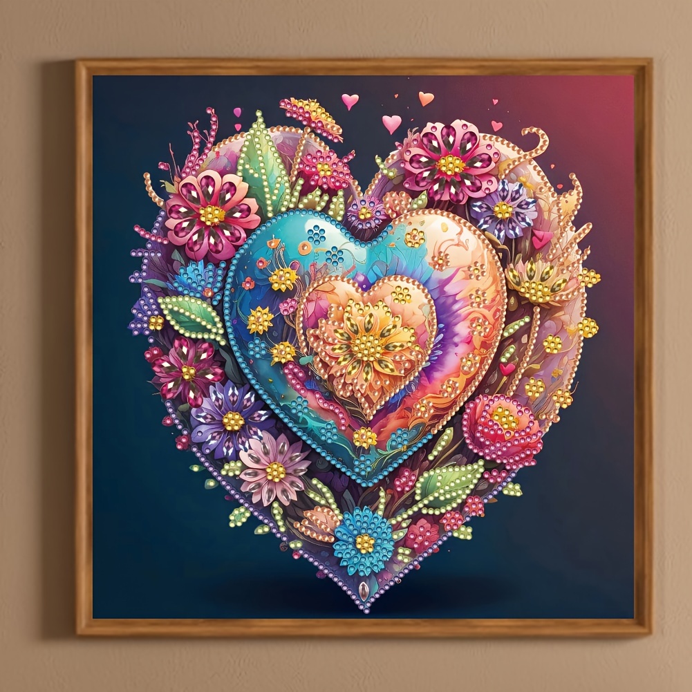 Heart Ornaments- Premium Diamond Painting Kit – Home Craftology