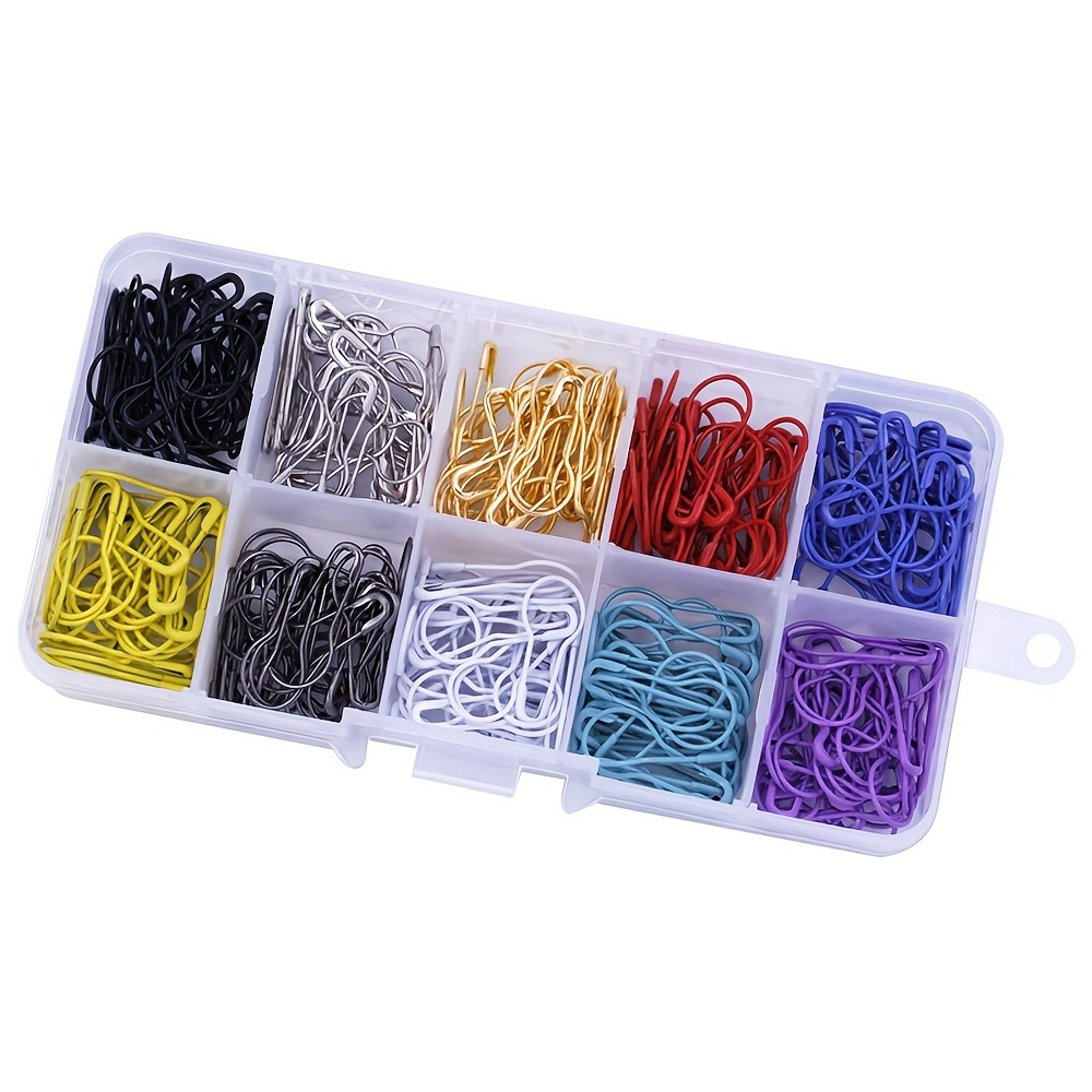 15 Colors Bulb Safety Pins Metal Gourd Safety Pins Small - Temu