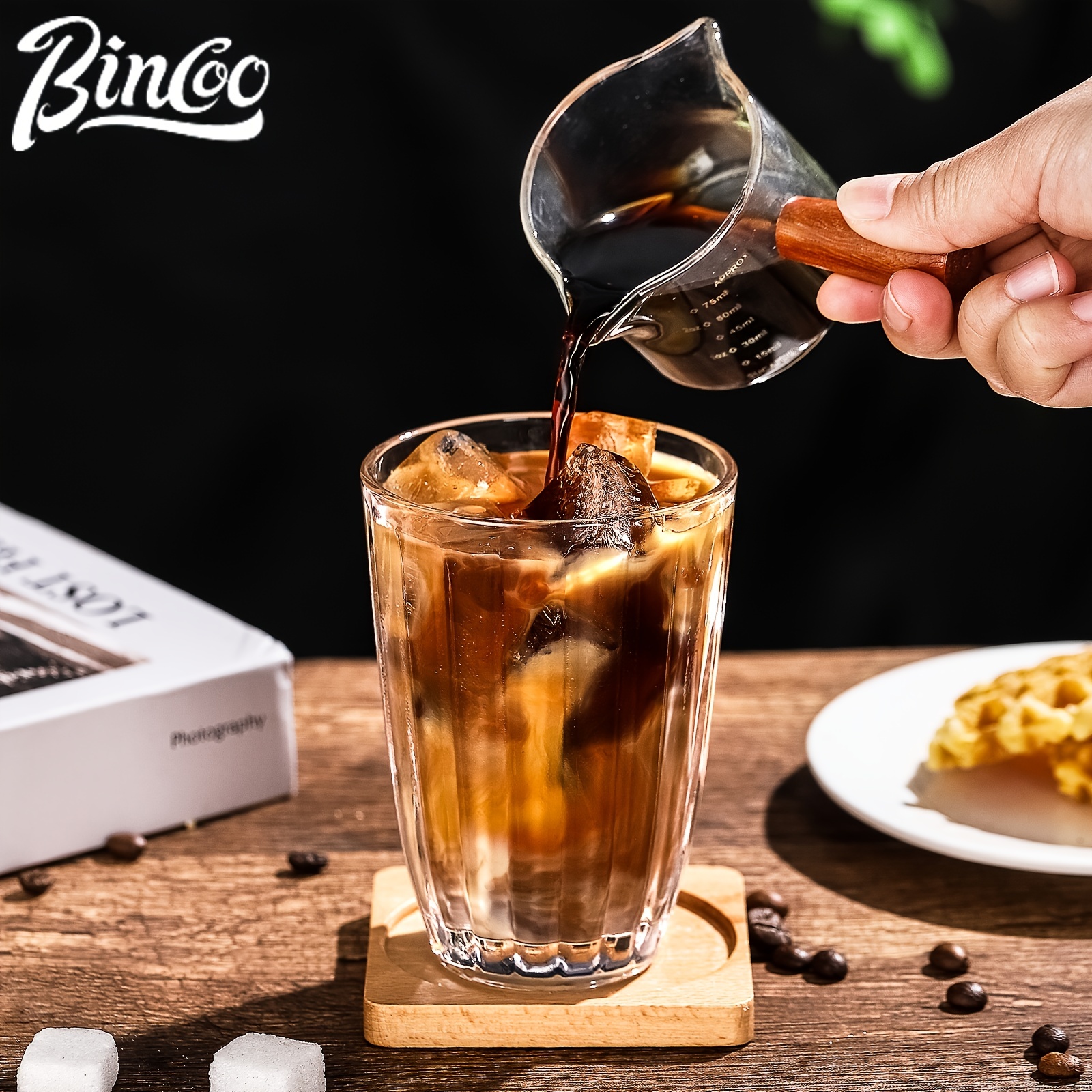 BINCOO Cold Brew Coffee Cup Portable Travel Cup Cold Brew Cup