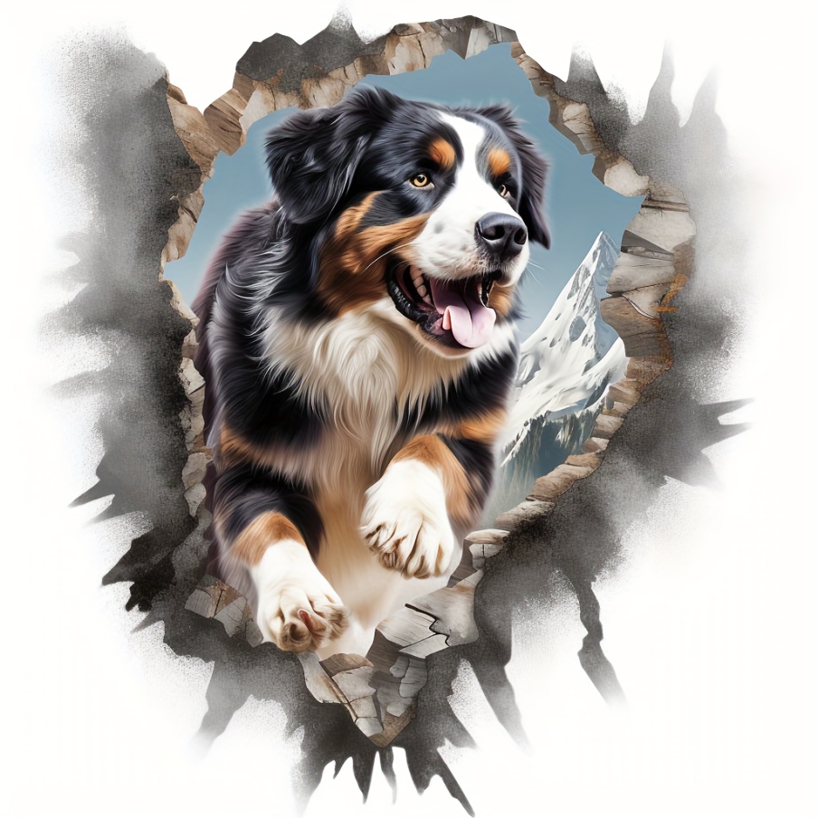 Bernese Mountain Dog Doggie Puppy Present Gift' Sticker