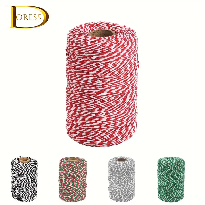 Christmas Twine Cotton Twine Natural Twine String Cords For - Temu