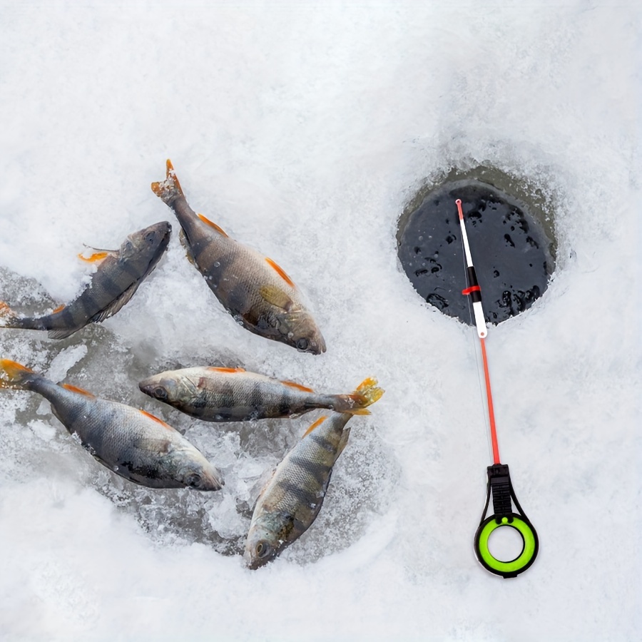 Ftk Portable Detachable Winter Ice Fishing Rod Reel - Temu