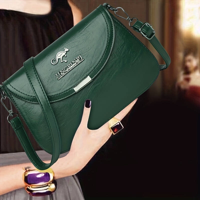 Vintage Square Shoulder Bag Crossbody Purse