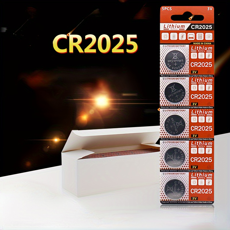Pila tipo botón de litio CR1616 pack de 5 unidades